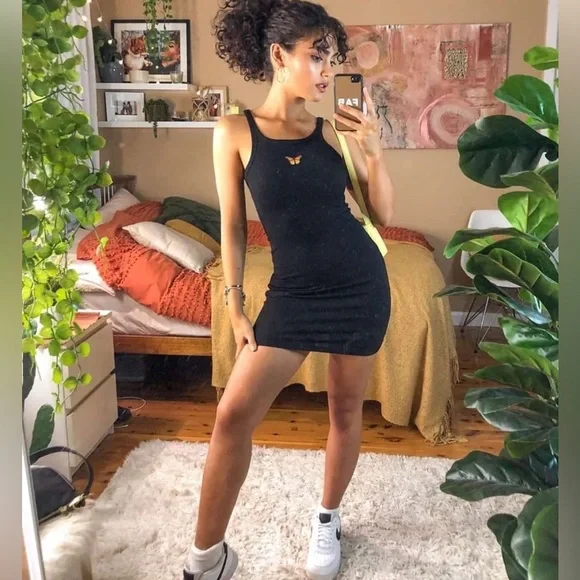 Princess Polly Butterfly Tank Mini Dress Sz. 12 - Picture 7 of 10